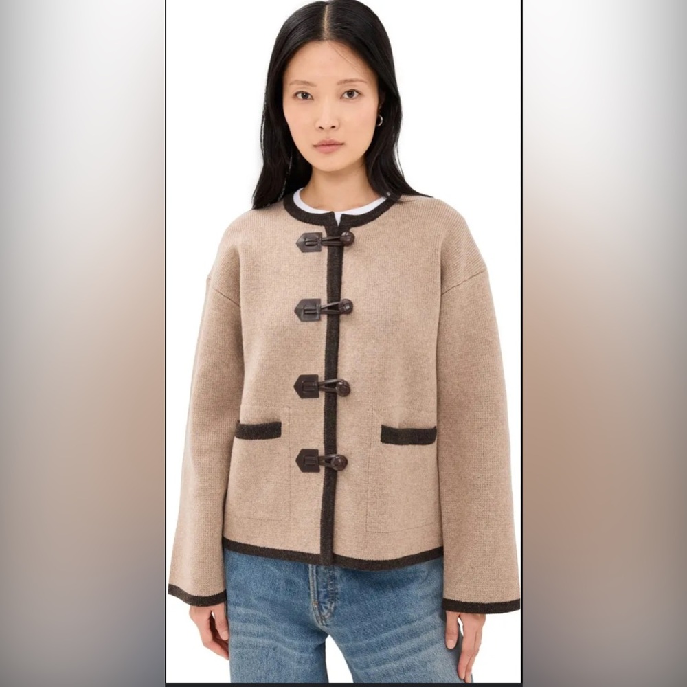Alex Mill Oatmeal Aubree Sweater Jacket